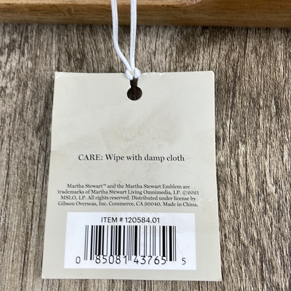 Martha Stewart Acacia Wood Tray NWT - Picture 5 of 6